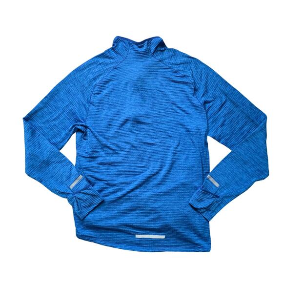 Nike Dri Fit Therma FIT Half Zip Men’s Medium Blue Running Top 683906-480 - Picture 6 of 9